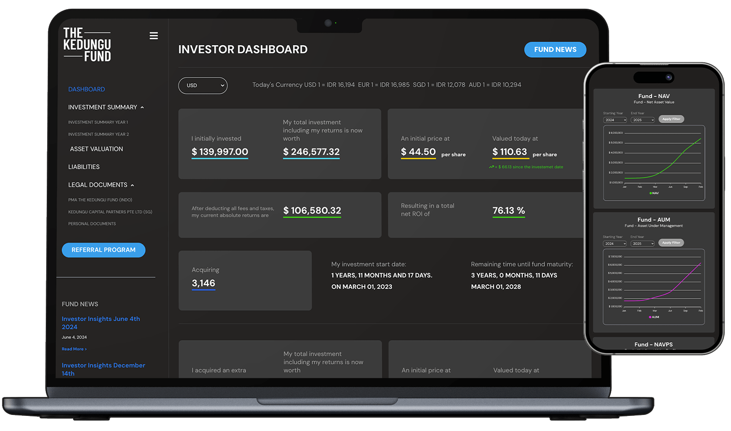 TKF Dashboard Mockup 1